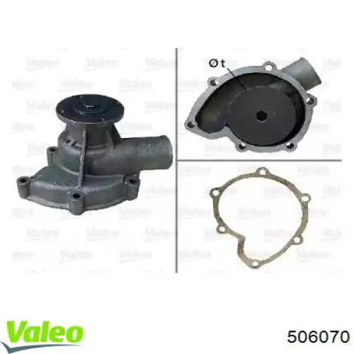 Помпа 506070 VALEO