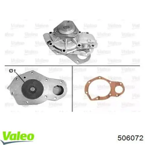 Помпа 506072 VALEO