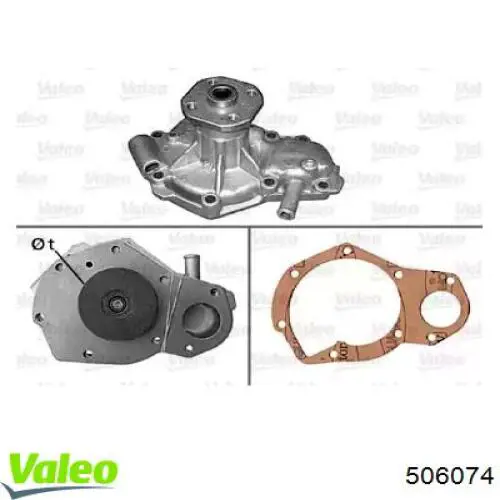 Помпа 506074 VALEO