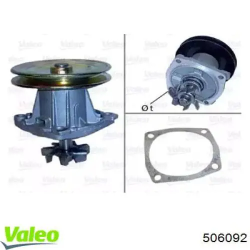 Помпа 506092 VALEO