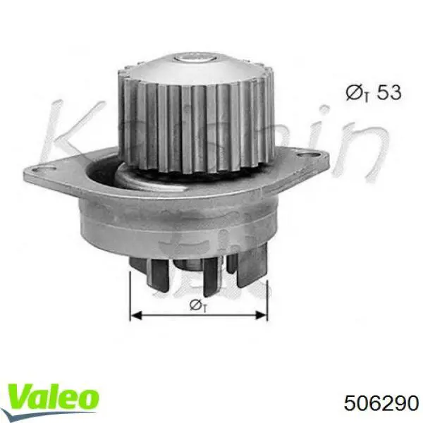Купить 506290 VALEO Насос охлаждения