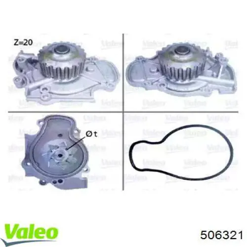 Помпа 506321 VALEO