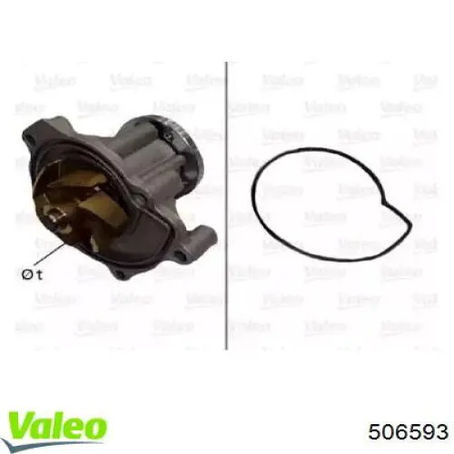 Помпа 506593 VALEO