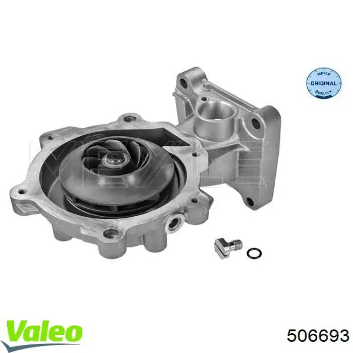 Помпа водяная (насос) охлаждения, в сборе с корпусом 506693 VALEO