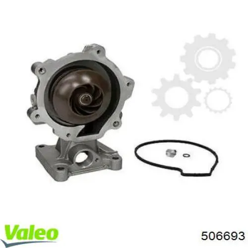 Помпа водяная, корпус VALEO 506693