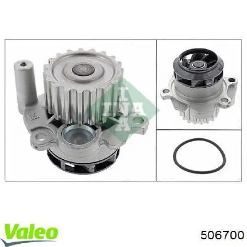 Помпа охлаждения VALEO 506700 цена, от 34.05 USD