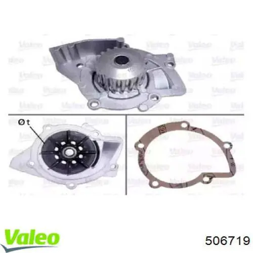 Водяной насос VALEO 506719