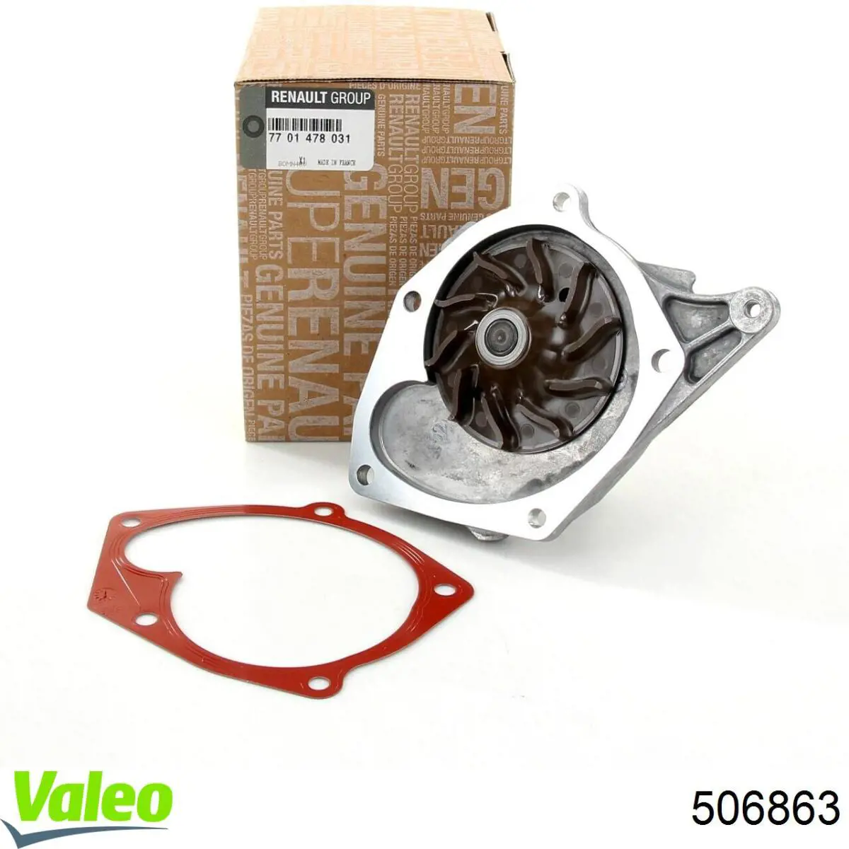 Помпа охлаждения VALEO 506863 цена, от 39.71 USD