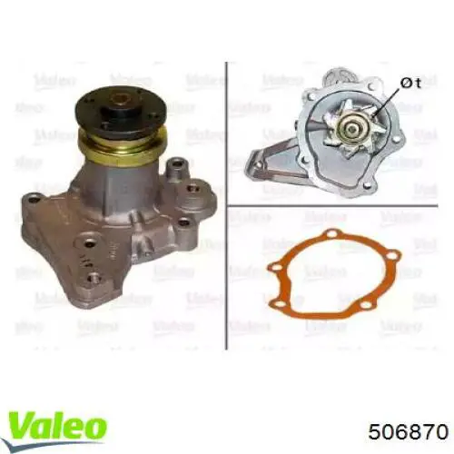 Помпа 506870 VALEO