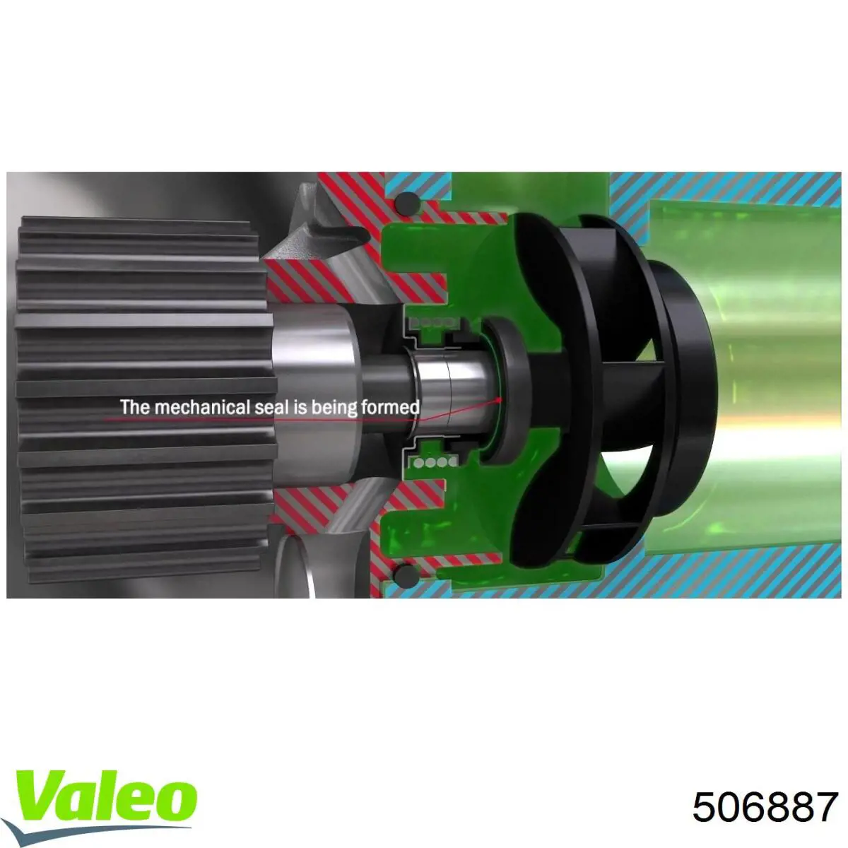 Водяной насос VALEO 506887