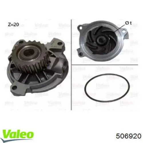 Помпа 506920 VALEO