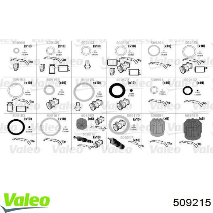 Клапан заправки кондиционера 509215 VALEO