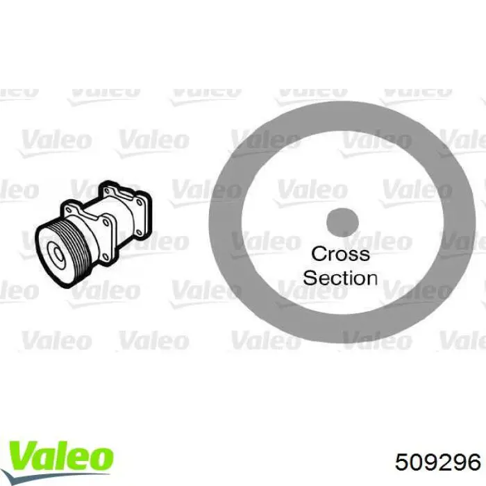 509296 VALEO Ремкомплект компрессора кондиционера