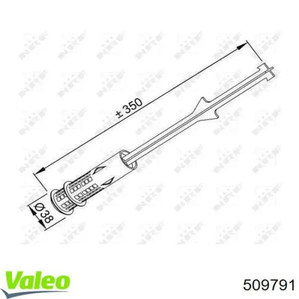 Осушитель кондиционера VALEO 509791 цена, от 18.56 USD