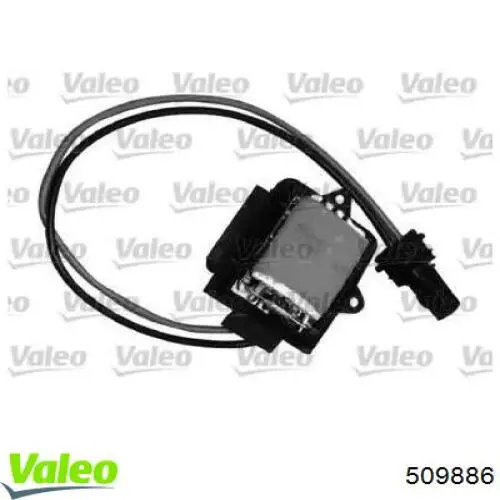 509886 VALEO резистор (сопротивление вентилятора печки (отопителя салона))