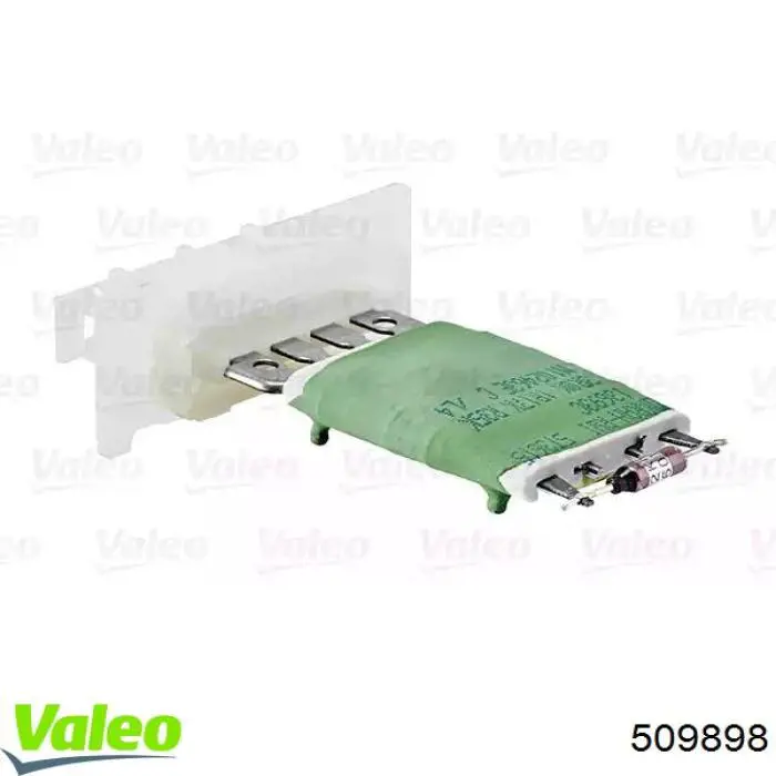509898 VALEO резистор (сопротивление вентилятора печки (отопителя салона))