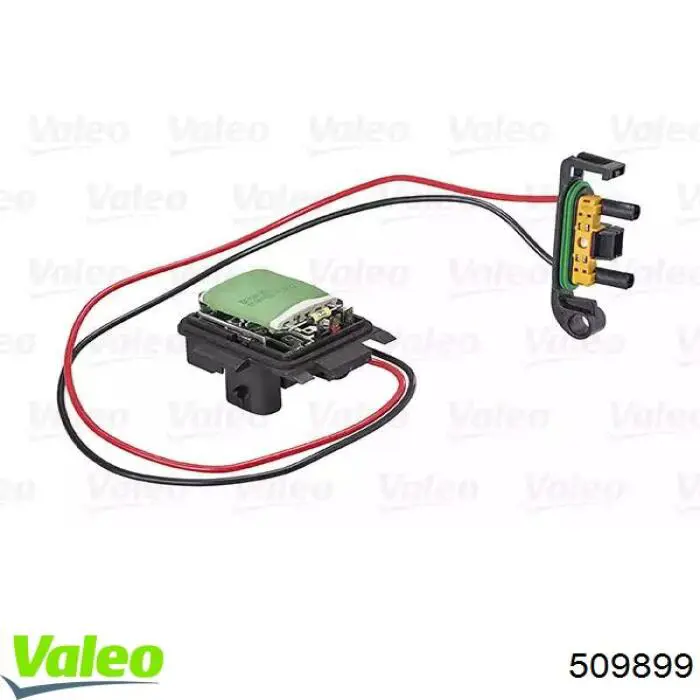 509899 VALEO резистор (сопротивление вентилятора печки (отопителя салона))