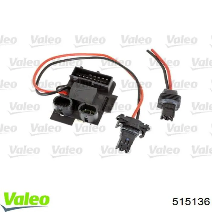 515136 VALEO резистор (сопротивление вентилятора печки (отопителя салона))