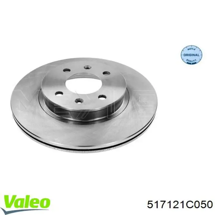 Передние тормозные диски 517121C050 VALEO