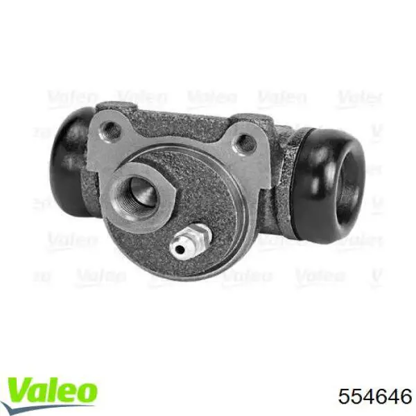 Задние барабанные колодки 554646 VALEO