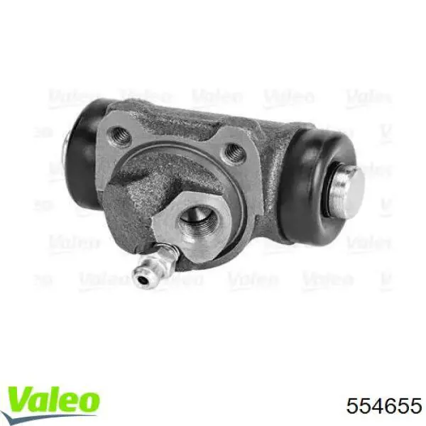 Задние барабанные колодки 554655 VALEO