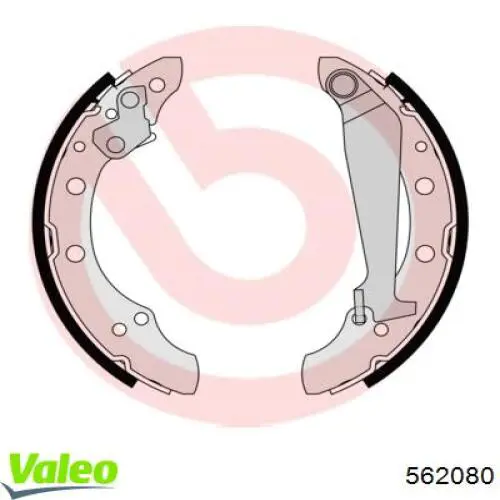 Тормоза рабочие задние ножные и тормозные барабаны VALEO 562080 цена, от 17.63 USD