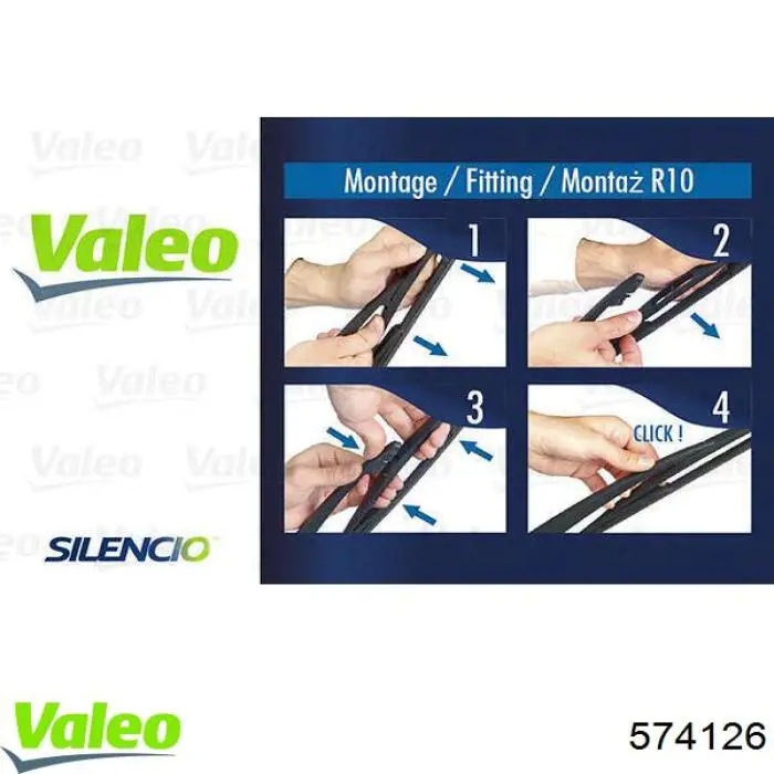 Купить 574126 VALEO Дворник стеклоочистителя задний