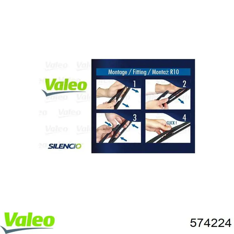Купить 574224 VALEO Дворник стеклоочистителя задний