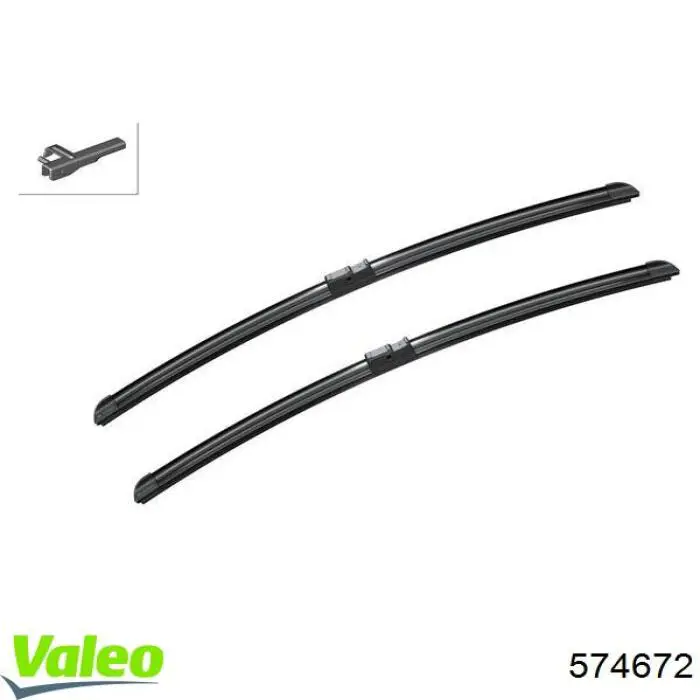 574672 VALEO Щетки лобового стекла