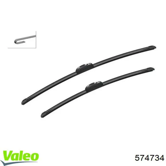 Купить 574734 VALEO Щетка-дворник лобового стекла водительская