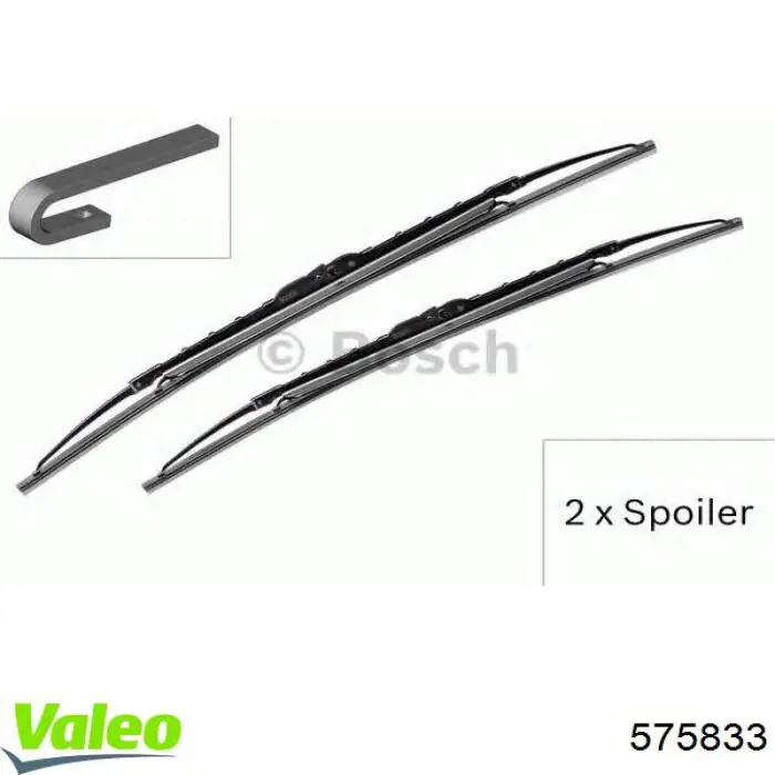 Щетка стеклоочистителя лобового стекла, водительская VALEO 575833 цена, от 13.42 USD