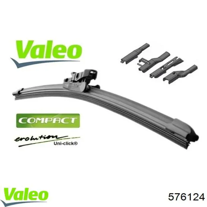 Щетки стеклоочистителя 576124 VALEO