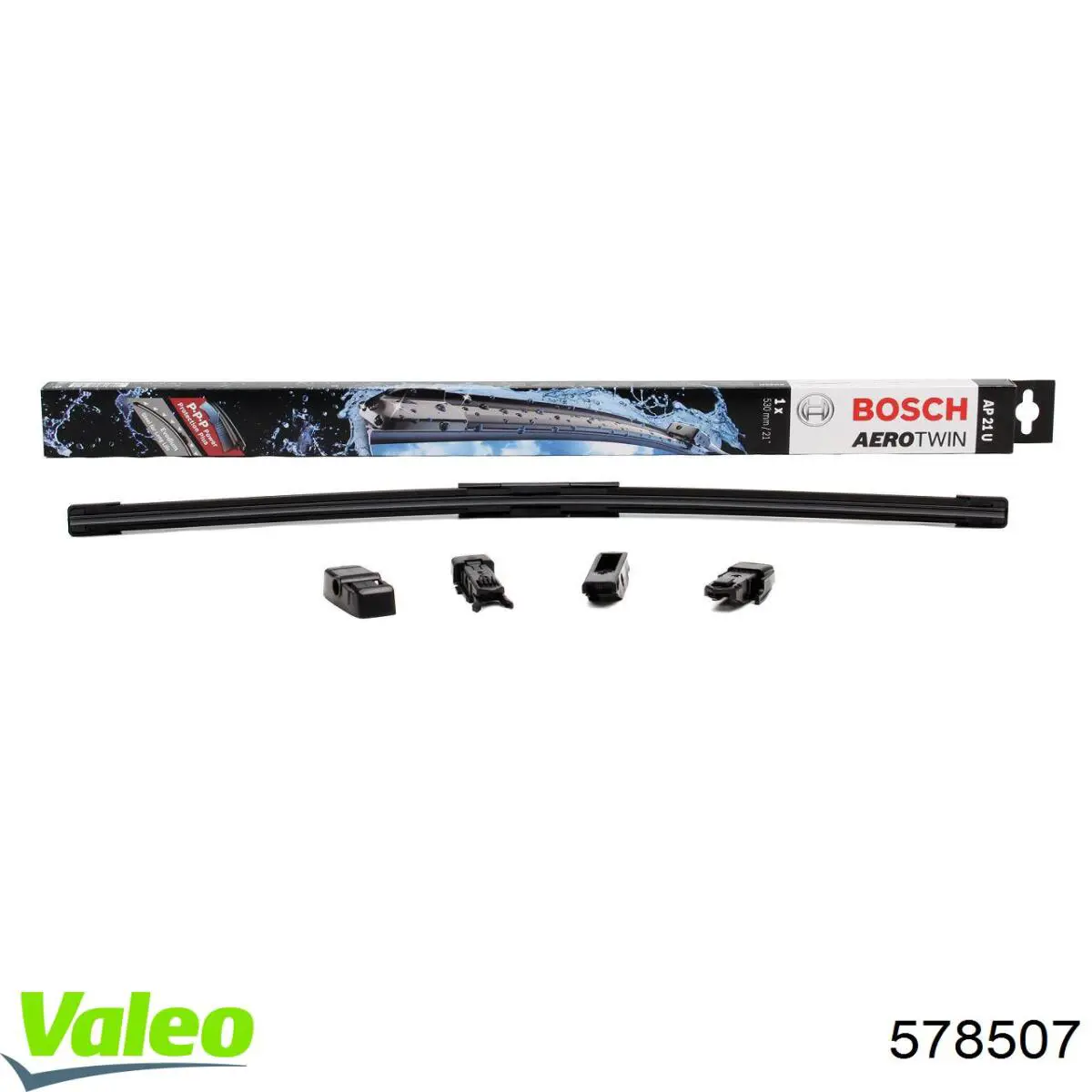 Купить 578507 VALEO Щетка-дворник лобового стекла пассажирская