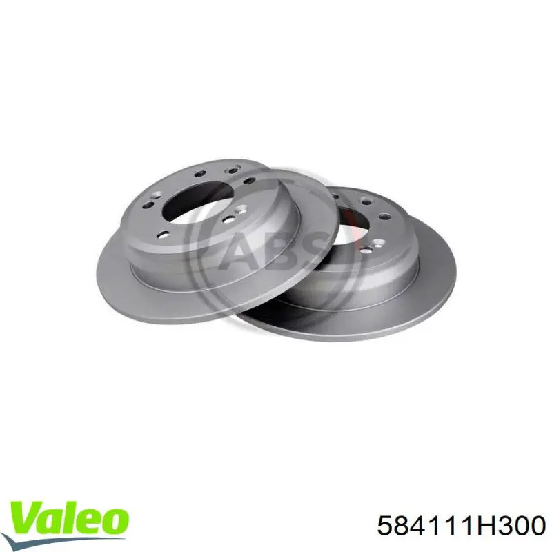 Задний тормозной диск VALEO 584111H300 цена, от 31.05 USD