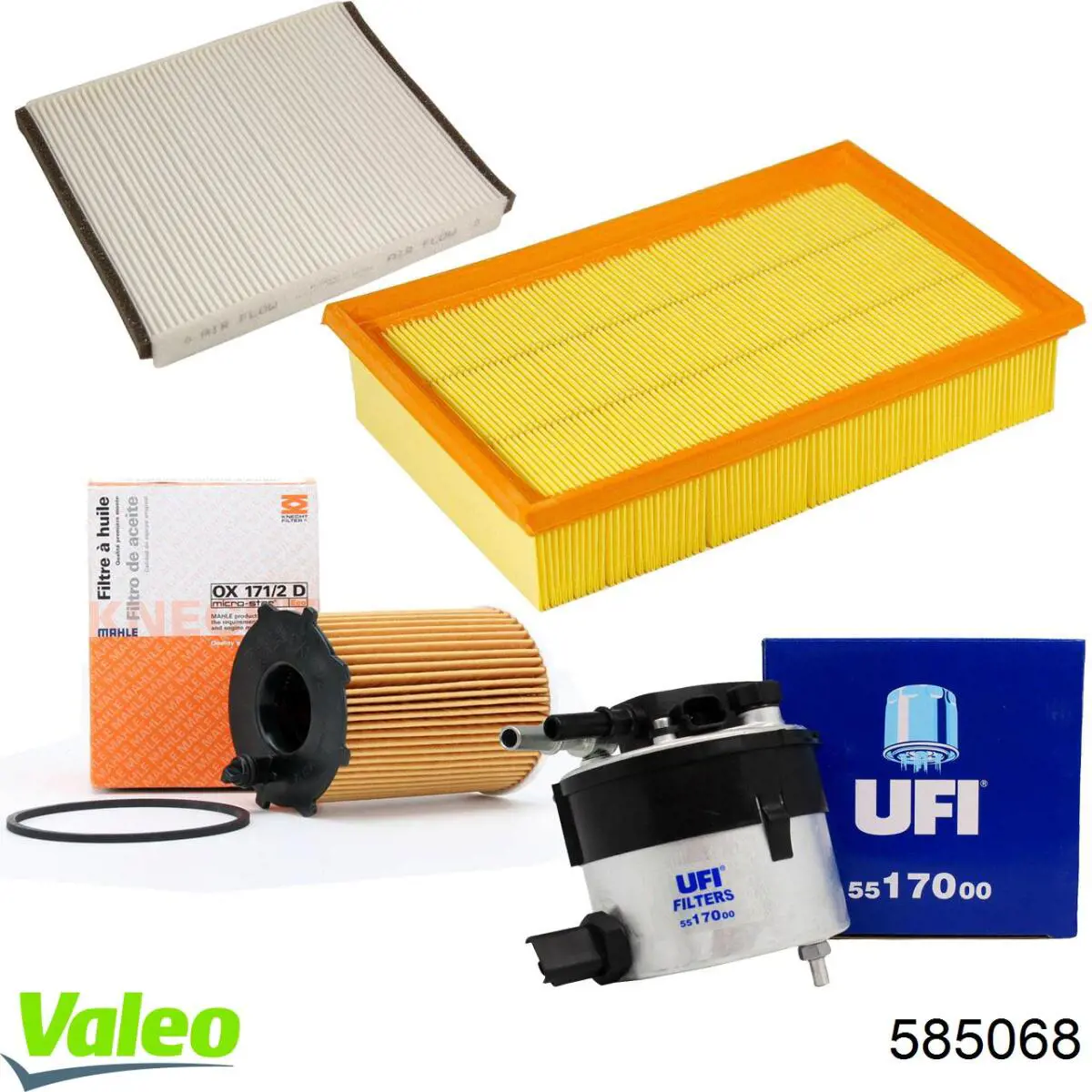 Купить 585068 VALEO Автомобильный фильтр воздуха