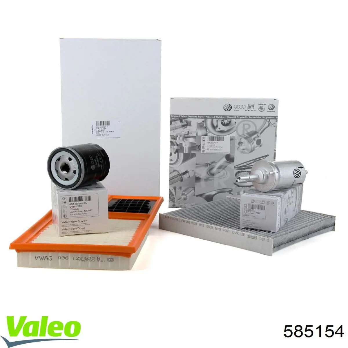 Купить 585154 VALEO Автомобильный фильтр воздуха