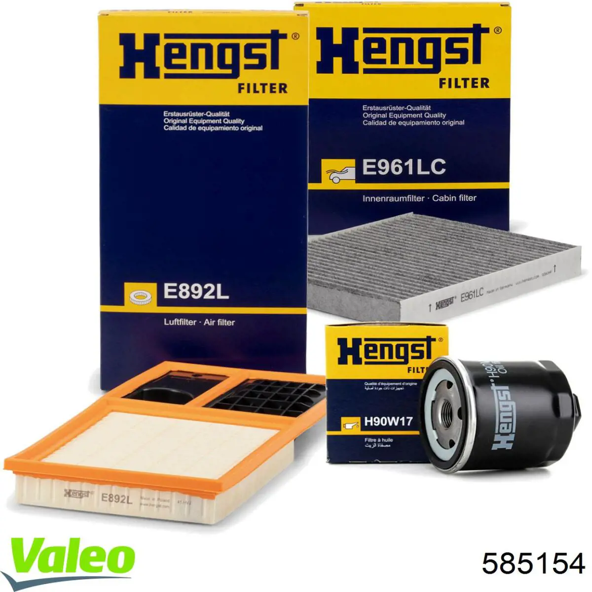 Фильтр воздушный VALEO 585154