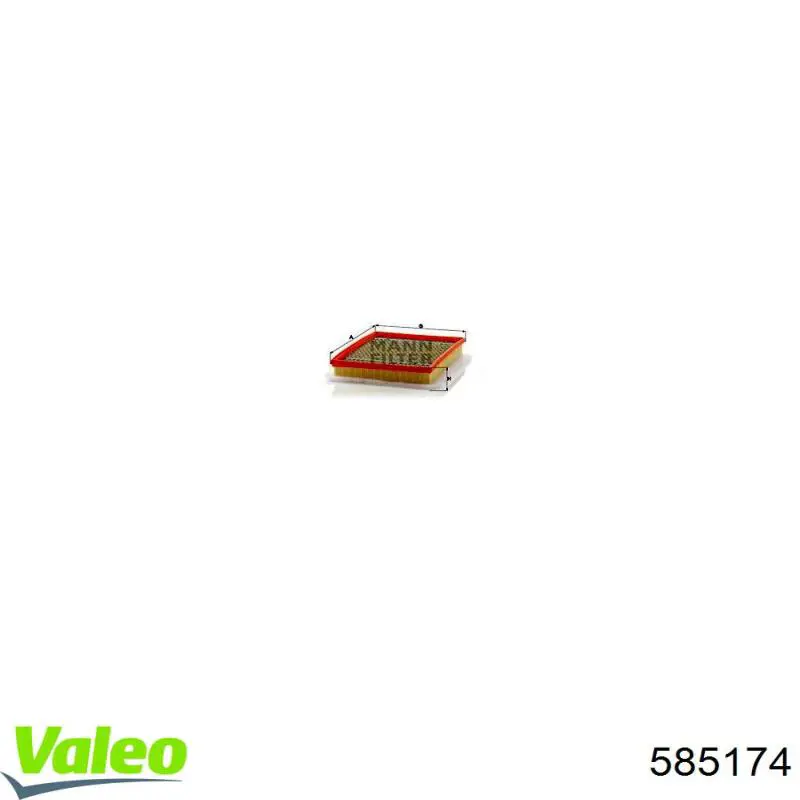 Фильтр воздушный VALEO 585174