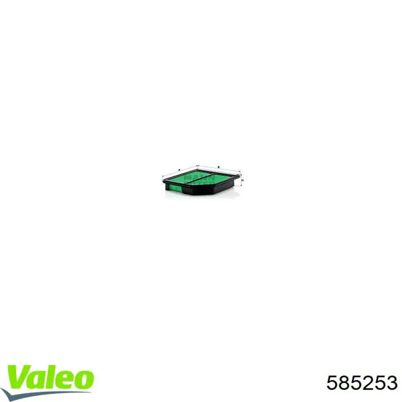 585253 VALEO Воздушный фильтр двигателя