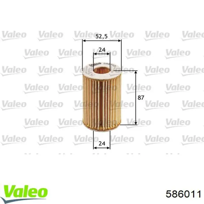 Фильтр масла VALEO 586011