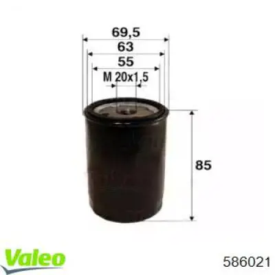 Filtro de aceite 586021 VALEO