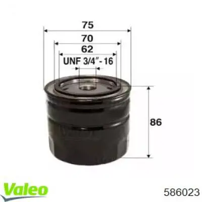 586023 VALEO масляный фильтр