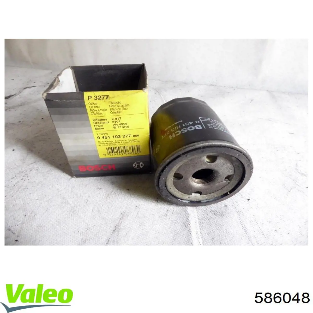 Купить 586048 VALEO Фильтр центробежный очистки масла
