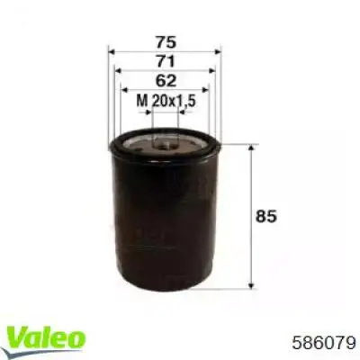Filtro de aceite 586079 VALEO