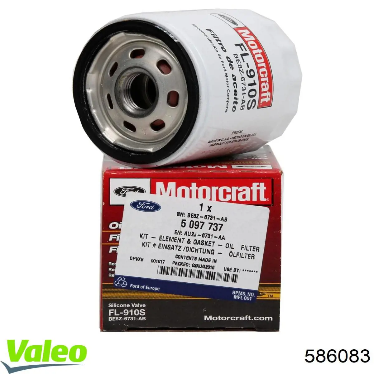 Фильтр очистки масла центробежный VALEO 586083 цена, от 6.30 USD