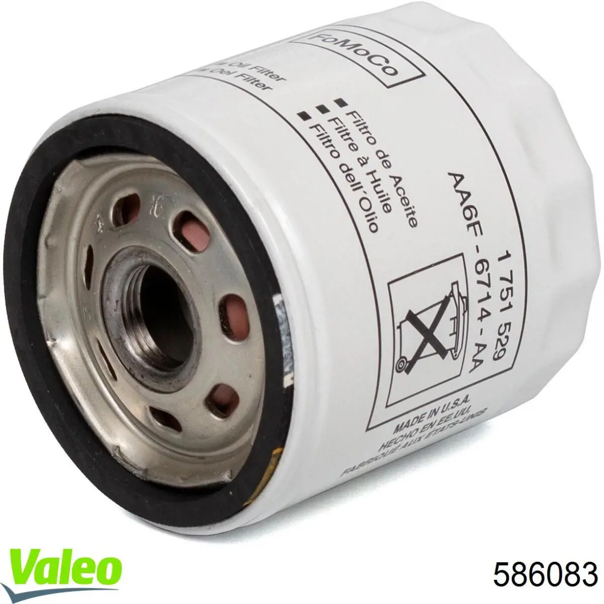 Масляный фильтр 586083 VALEO
