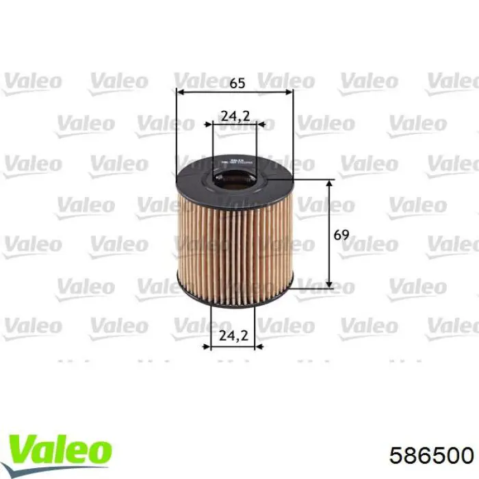 Фильтр масла VALEO 586500
