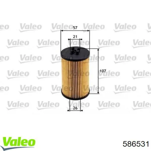 586531 VALEO Масляный фильтр двигателя