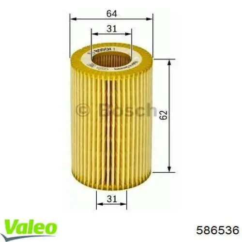 Купить 586536 VALEO Фильтр центробежный очистки масла