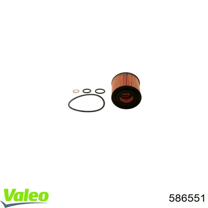 Масляный фильтр 586551 VALEO